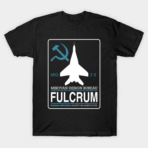 Mig-29 Fulcrum T-Shirt by TCP